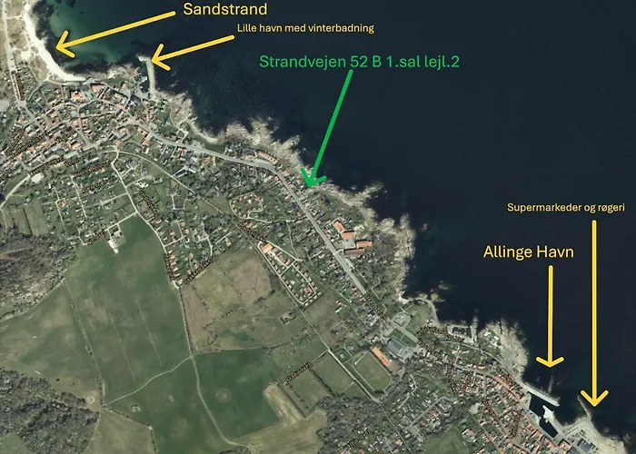 Sea Views Cliffs 50 M From The Sea In Sandvig Apartamento *